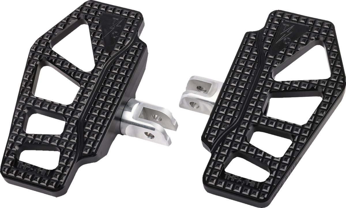 Apex Mini Floorboards - Driver - Black - Softail