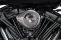 Stealth Mini Teardrop Air Cleaner Cover - M8 - Lava Chrome