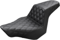 Step-Up Seat - Full Lattice Stitch - Black - FXSB