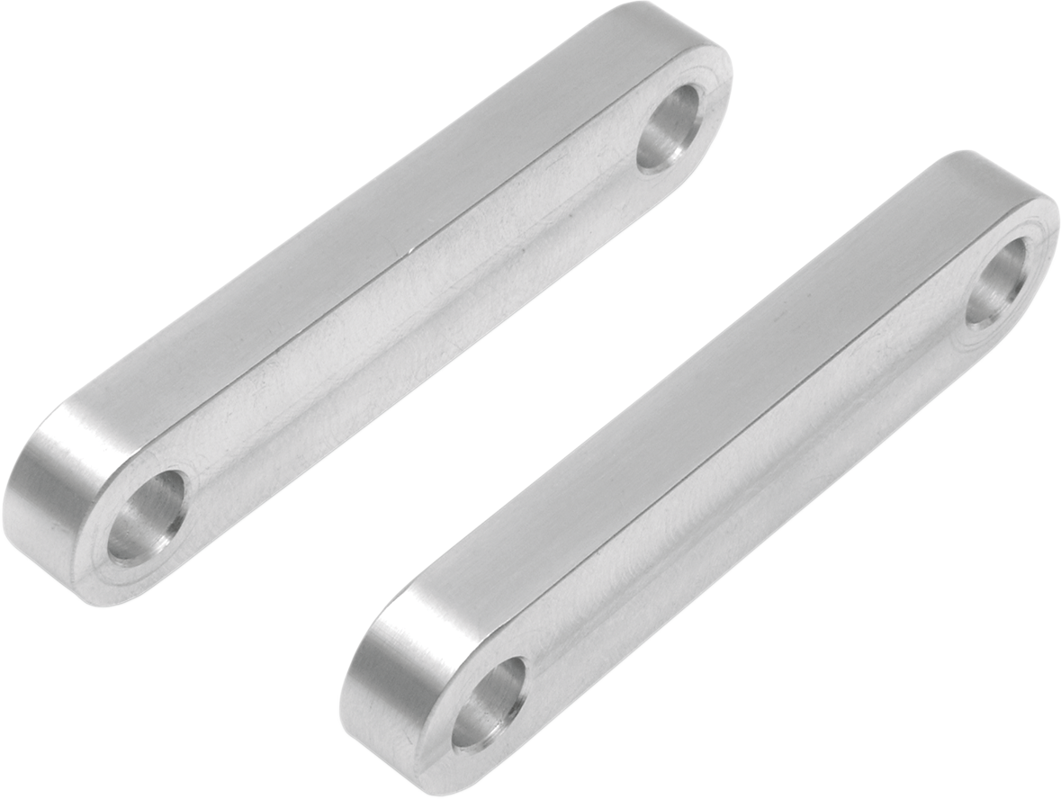 Hugger Front Fender Mounting Blocks - For 16"/18" Wheels - Chrome