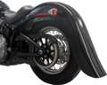 Benchmark Rear Fender - Vicla - Smooth - Black - HD Softail '18-'25