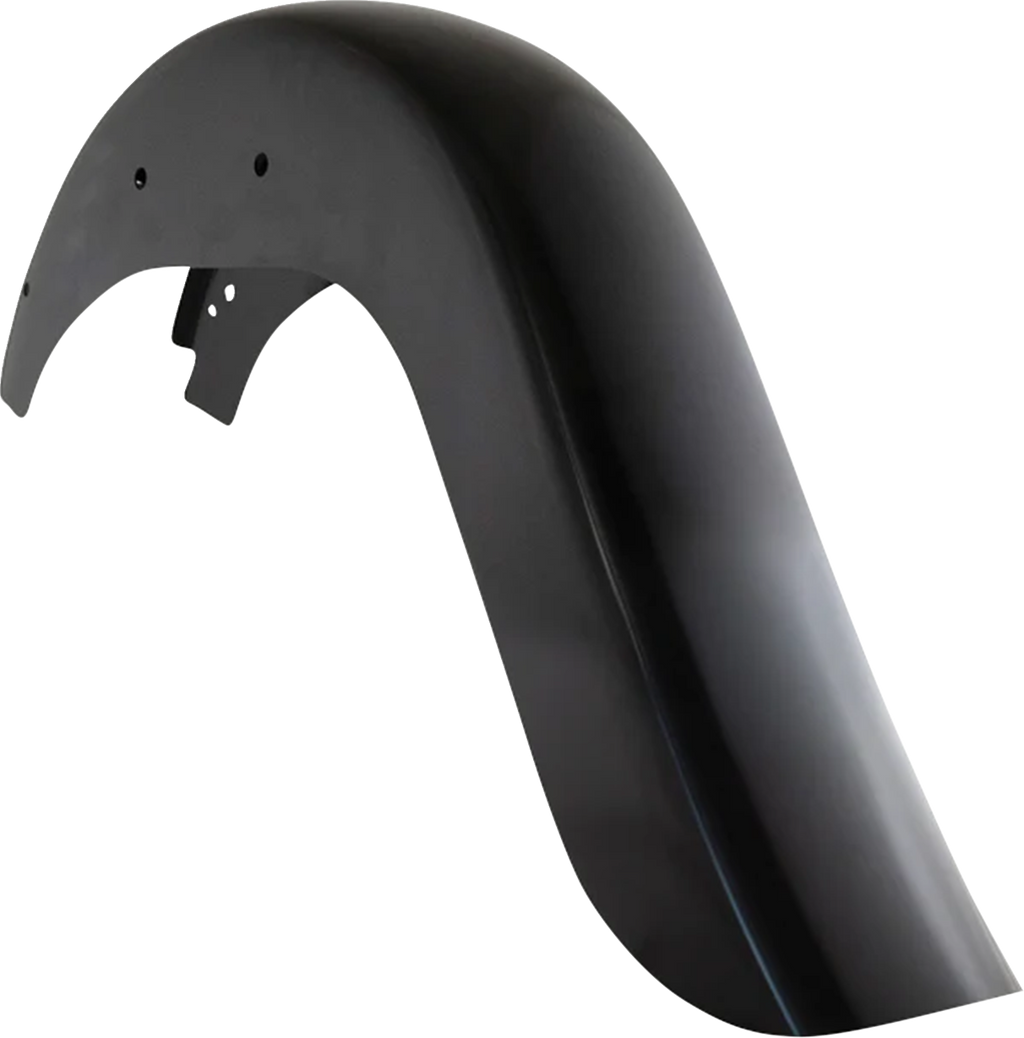 Benchmark Rear Fender - Vicla - Smooth - Black - HD Softail '11-'17