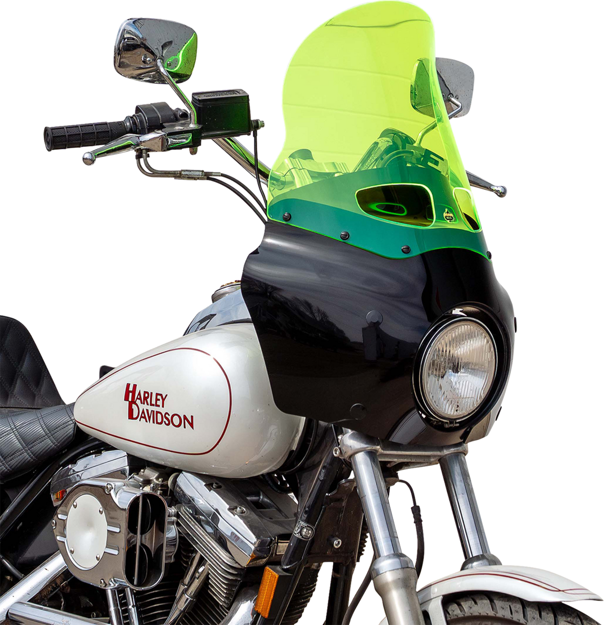 Ice Flare® Windshield - 15" - Green Ice - Road Warrior Fairing