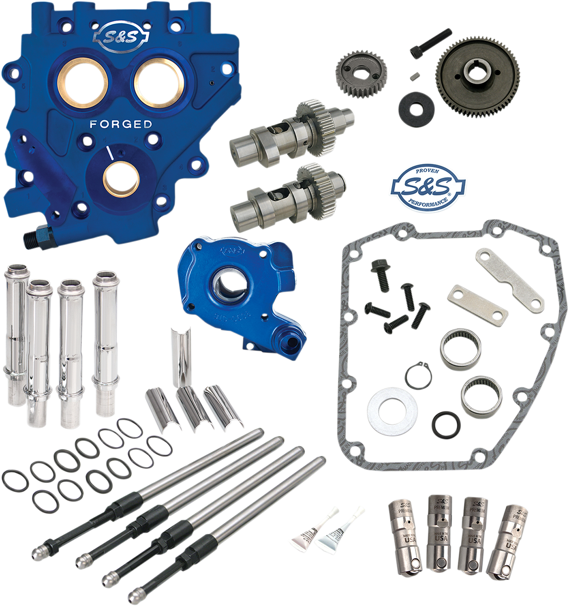 Cam Chest with Plate Kit - 585GE - Easy Start Cams - Twin Cam
