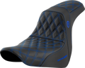 Pro Series SDC Performance Seat - w/o Backrest - Blue Stitch - FL/FX '18-'20