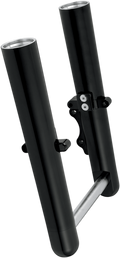 Fork Legs - Black Anodized - Smooth - Dual Disc - '08-'13 FLT