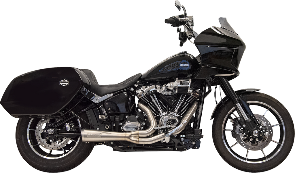 2-into-1 Ripper Exhaust System with Megaphone Muffler - Shor