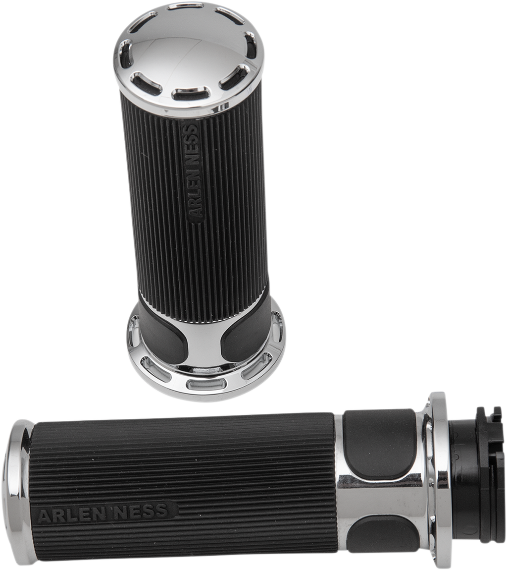 Slot Track Grips - Cable - Chrome