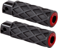 Diamond Foot Pegs - Passenger - Red