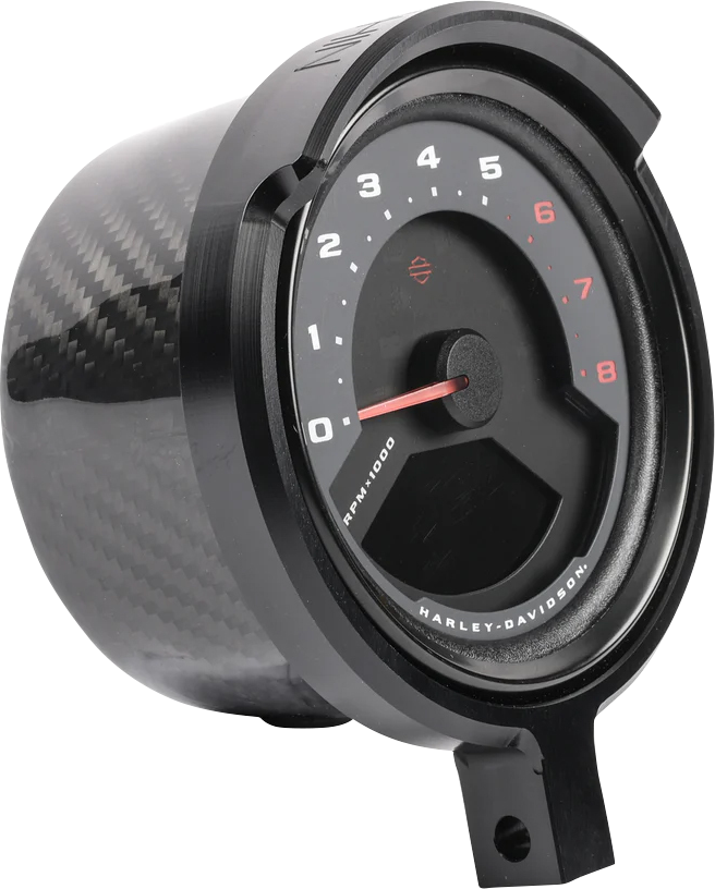 Gauge Relocation Kit - Front - Black