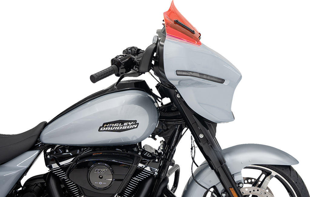 Ice Flare® Windshield - 8" - Pink Ice - '23-'26 FLHX/FLHLT