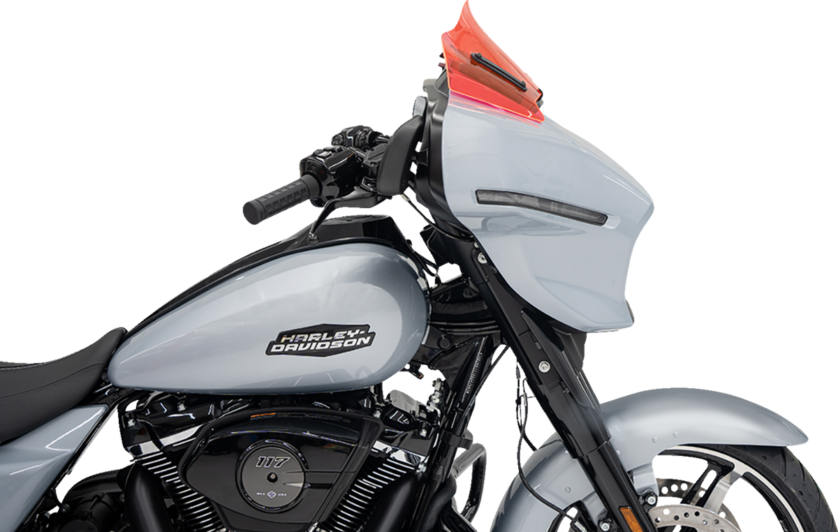 Ice Flare® Windshield - 8" - Pink Ice - '23-'26 FLHX/FLHLT
