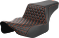 Step-Up Seat - Extended Reach - Front Honeycomb - Orange Stitch - FL '23-'24