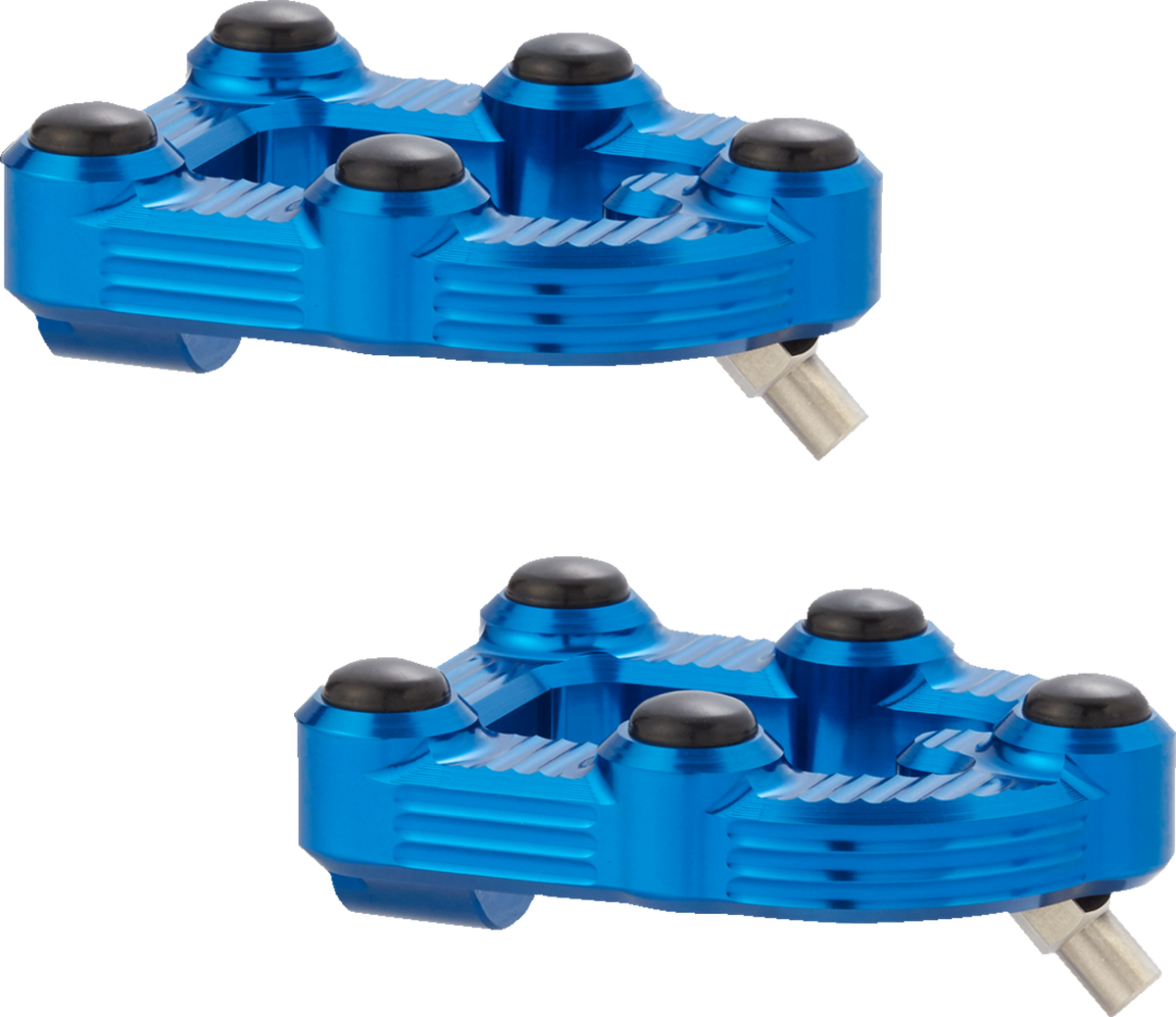 MX Foot Pegs - Driver - Blue