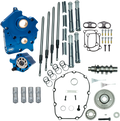 Cam Chest Kit - Oil Cooled - Gear Drive - 475 Cam - Chrome Pushrod Tubes - M8