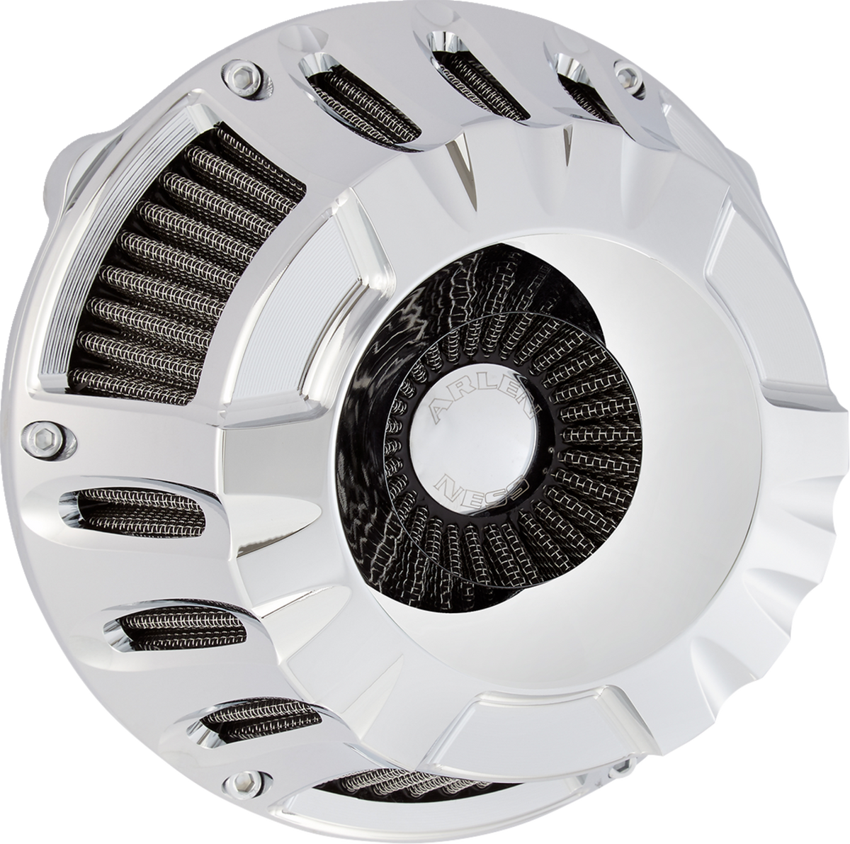 Inverted Series Air Cleaner Kit - Deep Cut - Chrome