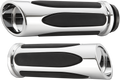 Deep Cut Comfort Series Grips - TBW - Chrome