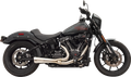 2-into-1 Ripper Exhaust System with Megaphone Muffler - Shor