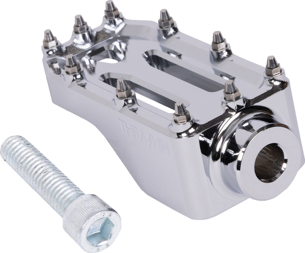 Aggressor Brake Pedal - Chrome - Touring