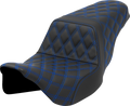 Step-Up Seat - Lattice Stitch - Blue Stitch - FLH/FLT '08-'23