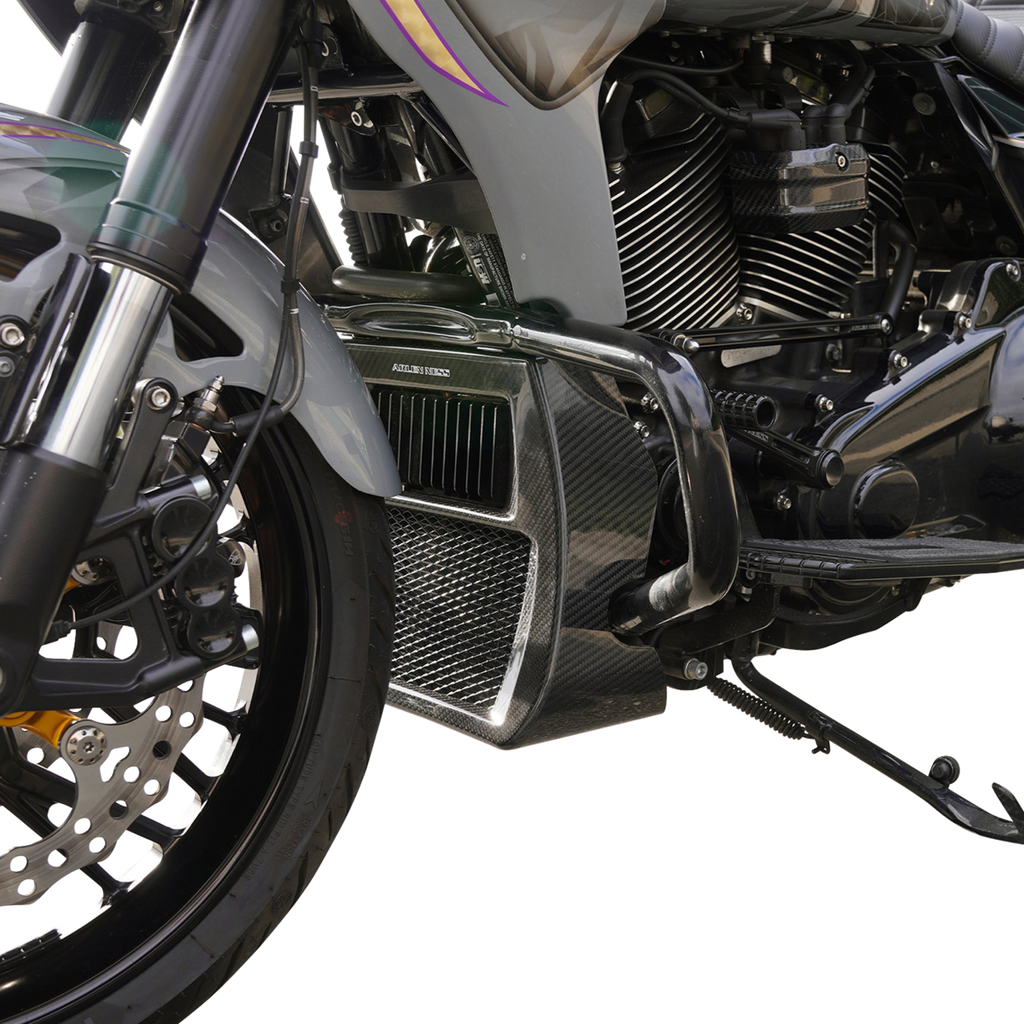 Radiator Cover - Carbon Fiber - HD Touring