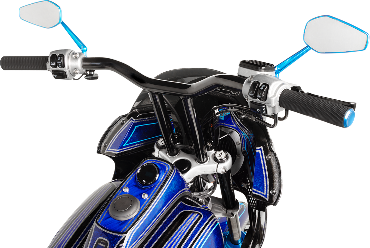 Knurled Grips - Cable - Blue