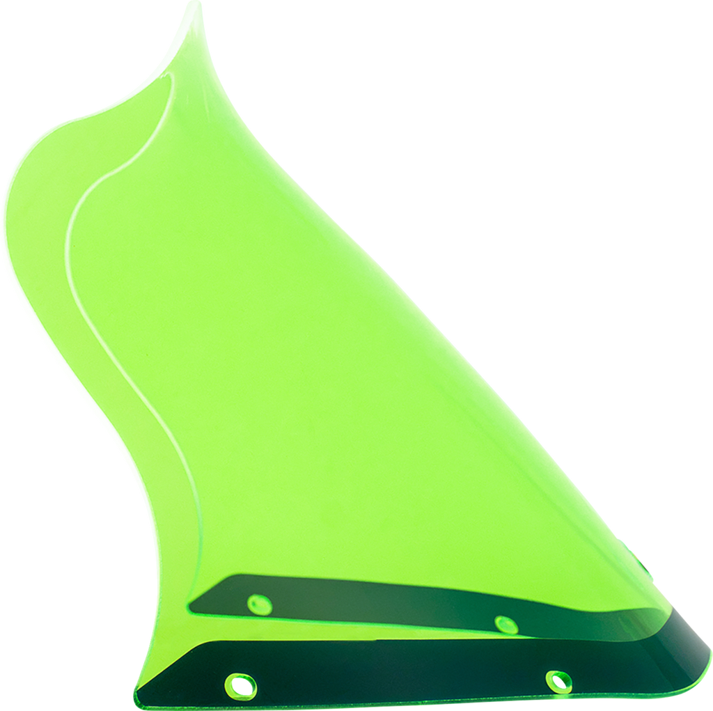 Ice Flare® Windshield - 12-1/2" - Green Ice - Saddlemen S-RT Fairing