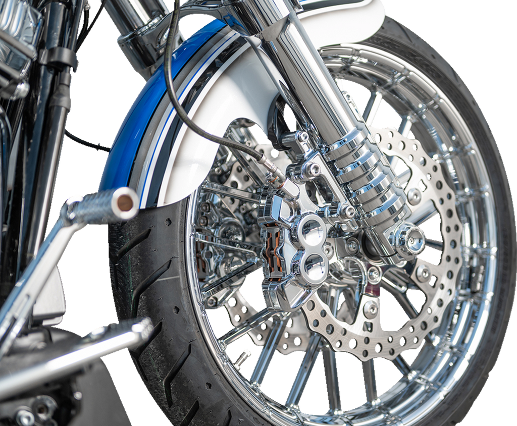 Fork Legs - 49 mm - Chrome - For Factory Brake Caliper