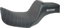 High Noon Seat - Vinyl - Classic Stitch - Gray Logo - Dyna '12-'16