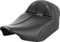Dominator Solo Seat - Carbon Fiber w/ Silver Stitch - Extended Reach - FLT/FLH '23-'24