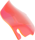 Ice Flare® Windshield - 3-1/2" - Pink Ice - '96-'13 FLHT/FLHX