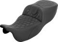 Roadsofa™ Extended Reach Seat - without Backrest - Lattice Stitch - FLRT/FLTRT '15-'25