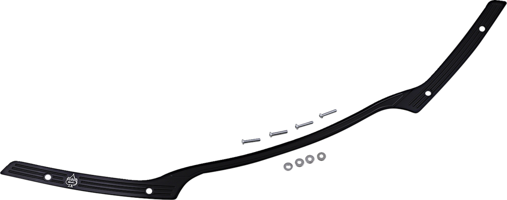 Flare® Windshield Trim - Logo - Black w/ Contrast Logo - '15-'25 FLTR
