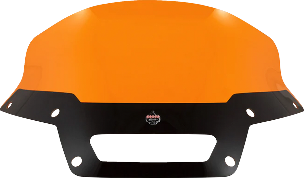 Kolor Flare® Windshield - 6" - Orange - '22-'26 FXLRST