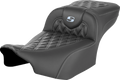 Roadsofa™ Extended Reach Seat - without Backrest - Lattice Stitch - Silver Stitch - FL/FX '23-'24