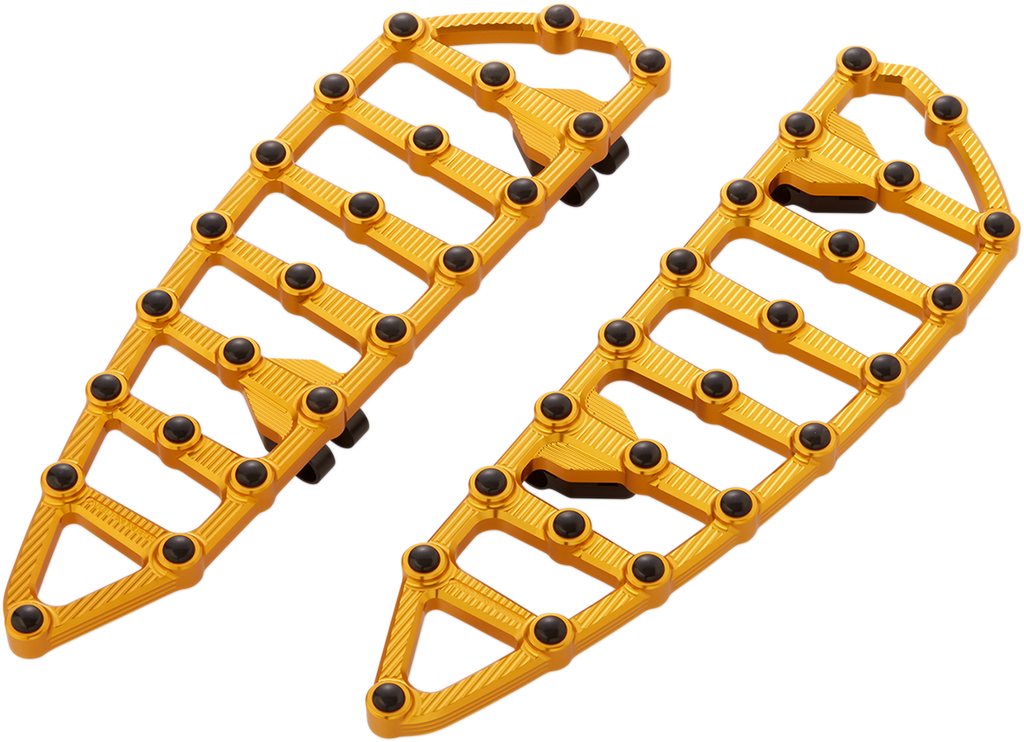 MX Driver Floorboards - Gold