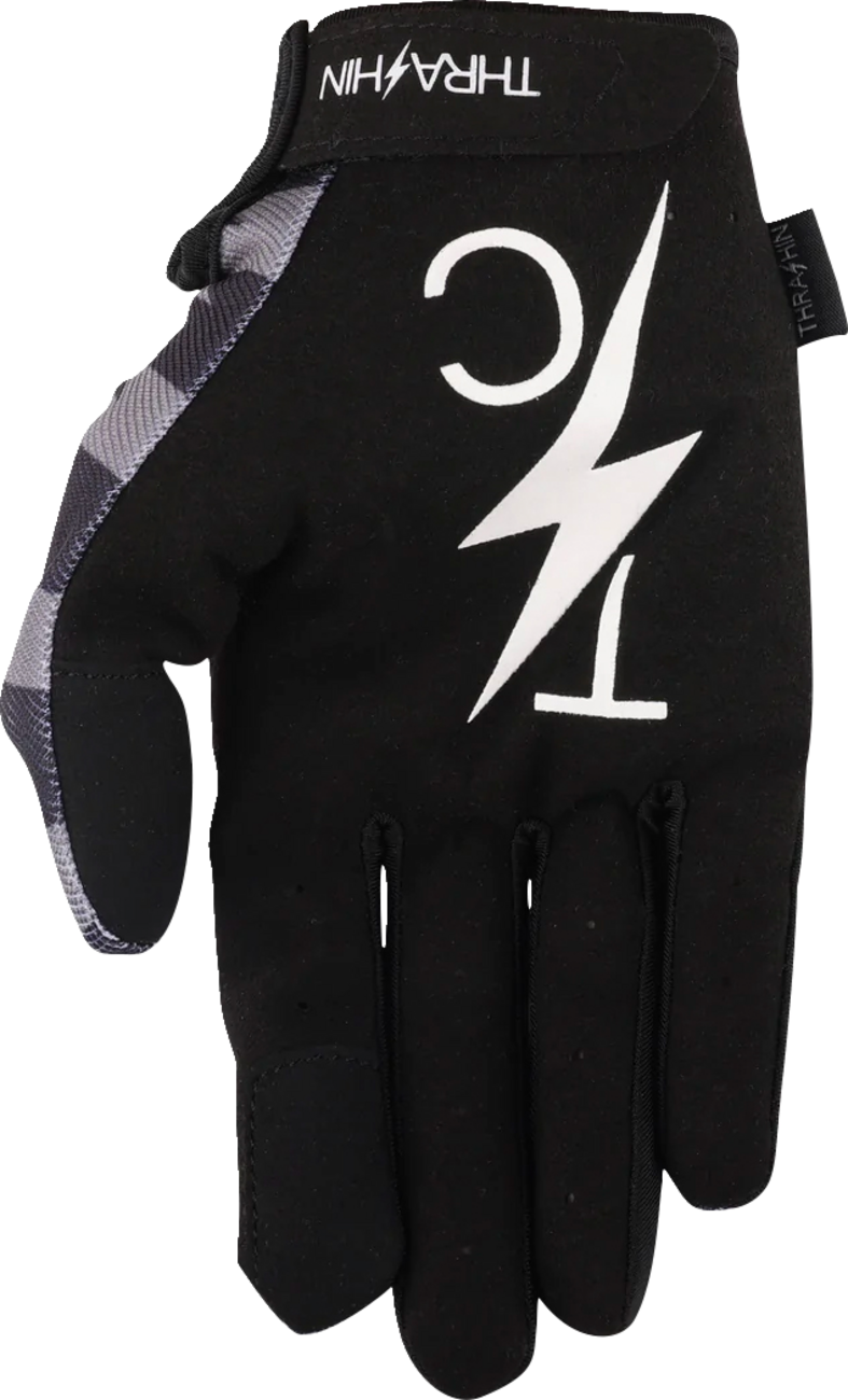 Stars & Bolts Stealth Gloves - Black/Gray - Medium