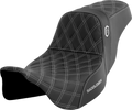 Pro Series SDC Performance Seat - w/o Backrest - Silver Stitch - FLH/FLT '08-'23