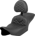 RoadSofa™ Tri Gripper Seat - Standard Reach - w/ Backrest - FLH/FLT '23-'24
