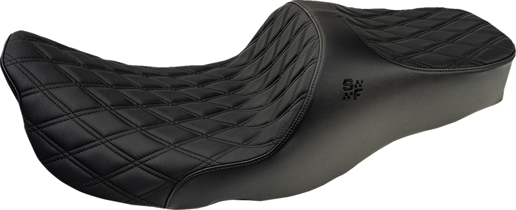 Chariot Seat - Black Double Diamond Stitch - FL '97-'07