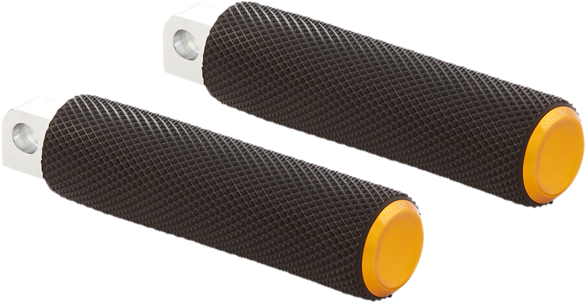 Foot Pegs - Knurled - Gold