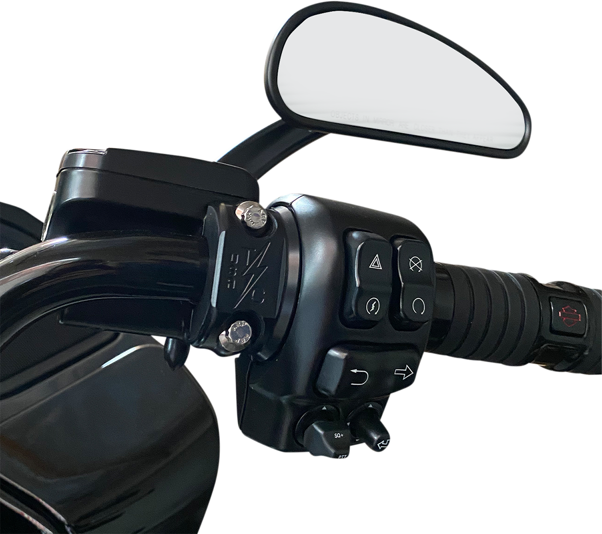 Brake/Clutch Perch Clamps - Black