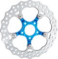 Spider Rotor - 12.6" - Blue - Front