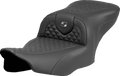Roadsofa™ Seat - Dragon Scale Stitch - Dark Gray Stitch - w/o Backrest - FLTR/FLHX '23-'24