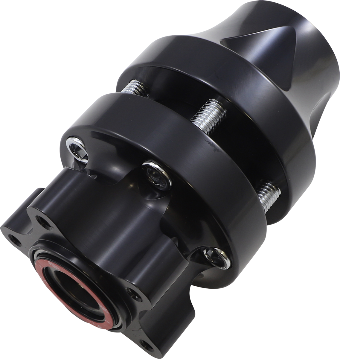 Hub - Cartridge - Front/Single Disc - Black - '08-'26 Touring/Trike