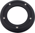 Assault Derby Cover with Window - Matte Black - Softail