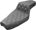 Step-Up Seat - Front Lattice Stitch - Black - XL