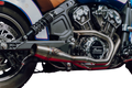 Sawicki Indian Scout Shorty Cannon Exhaust