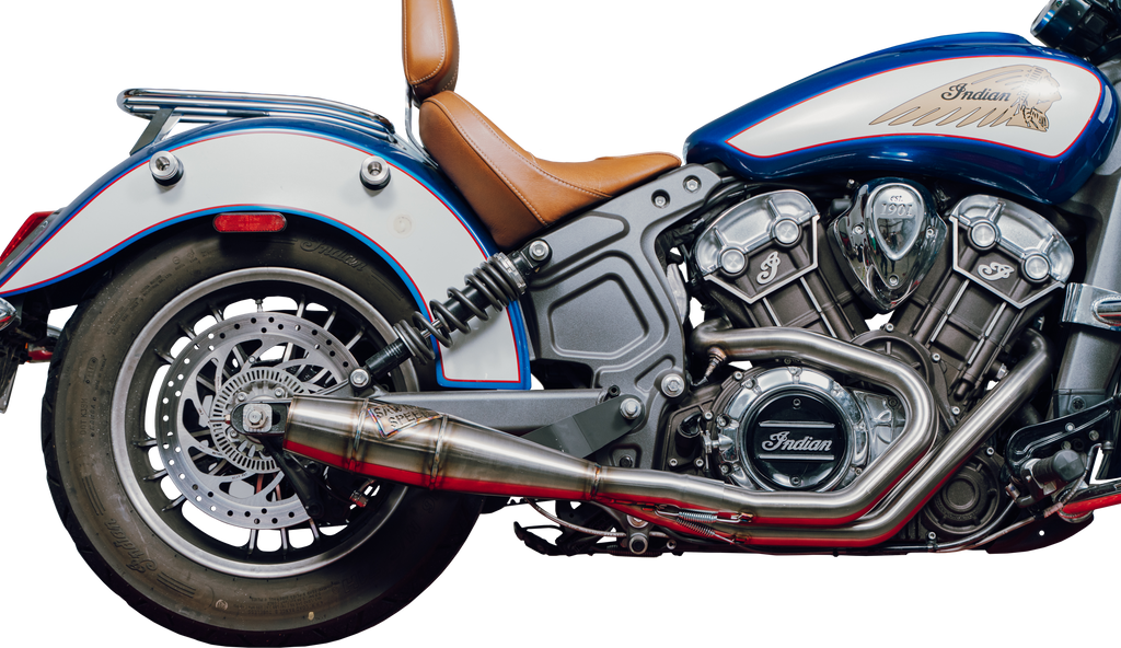 Sawicki Indian Scout Long Cannon Exhaust