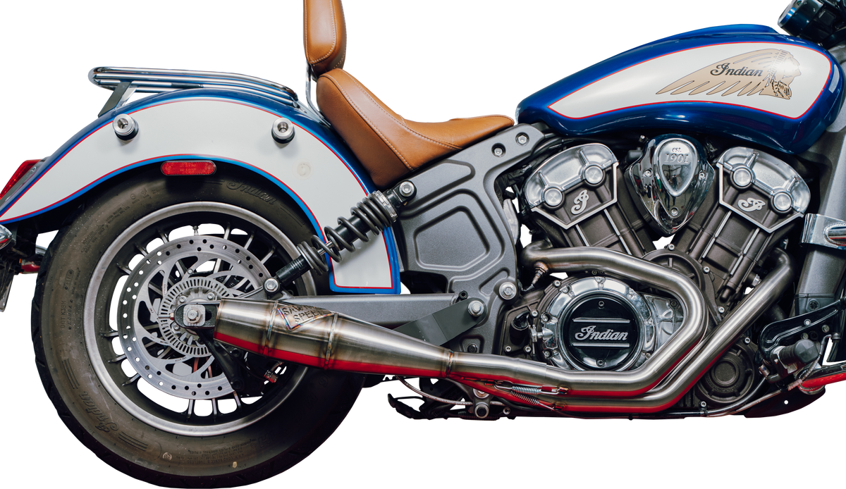 Sawicki Indian Scout Long Cannon Exhaust